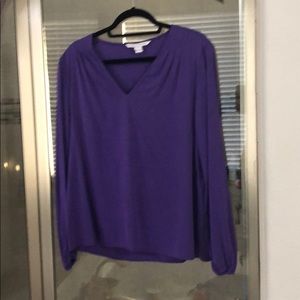 Purple DVF top